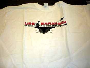Saratoga Museum Tee Shirt, White