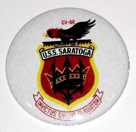 Saratoga Rooster Crest Button