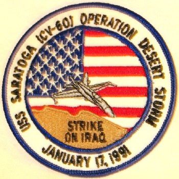 USS Saratoga Operation Desert Storm Patch